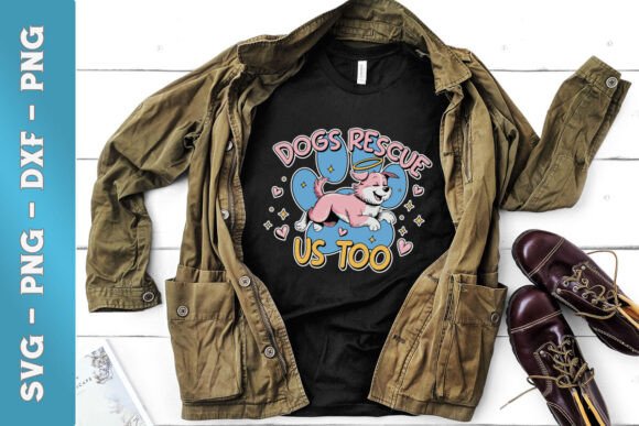 Dog Rescue Mom Mother s Day SVG