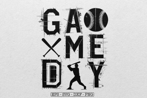 Game Day Baseball Vibes SVG: A Crafty Graphic Design Asset for Content Creators