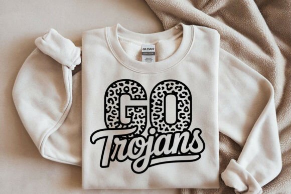 Go Trojans Leopard SVG: A Bold Graphic Design Asset for Crafters