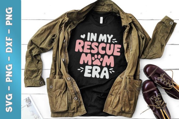 In My Rescue Mom Era Mother’s Day SVG: A Graphic Design Asset for Crafts and Local Branding