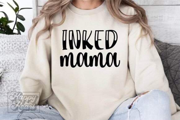 Inked Mama SVG PNG: A Graphic Design Asset for Crafts and Branding Projects