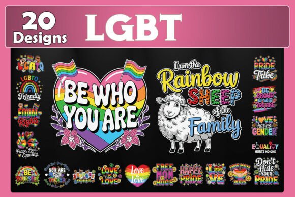 LGBT SVG Bundle: A Versatile Graphic Design Asset for Crafts