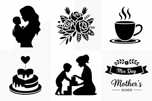 Mother s Day SVG Bundle Mom and Baby