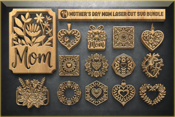 Mother’s Day Mom Bundle: A Graphic Design Asset for Crafts and Creative Projects
