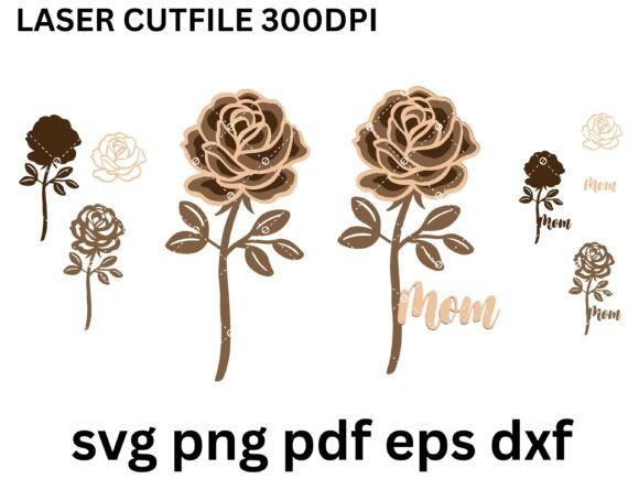 Rose Flower Mom Laser File Svg Review