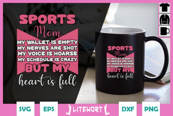 Sports Mom Happy Mother’s Day SVG: A Versatile Graphic for Crafts and Branding