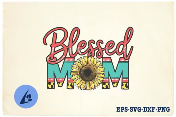 Western Blessed Mom with Sunflower SVG: A Vibrant Design Asset for Crafts and Graphics